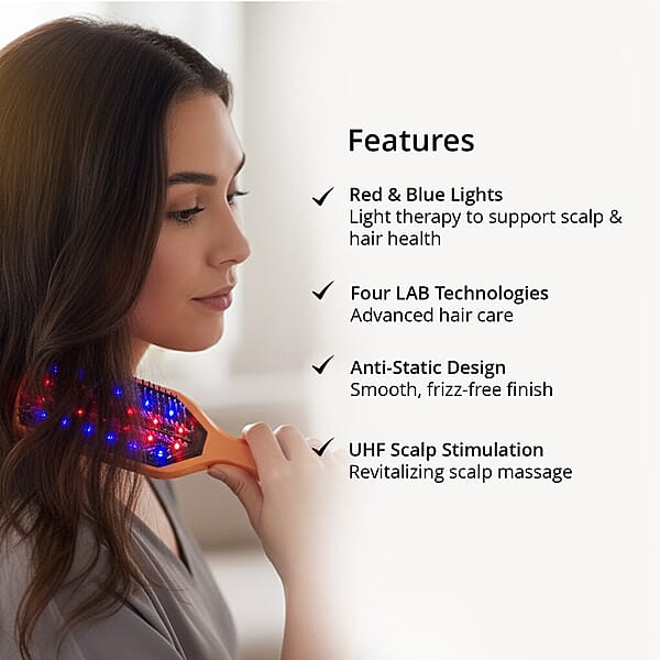 LAB Incrementum LED UHF Scalp Stimulation Hairbrush (Life Warranty)