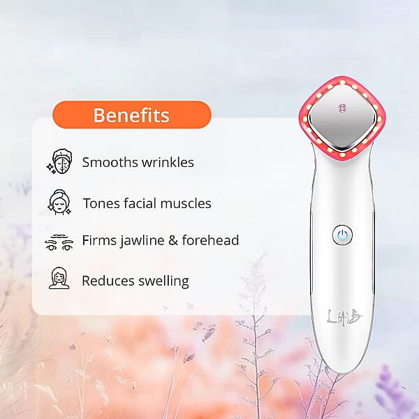 LAB Iontopheresis EMS LED Galvanic & Micro Current Thermal Therapy Device With Conductive Cartridges (Lifetime Warranty)