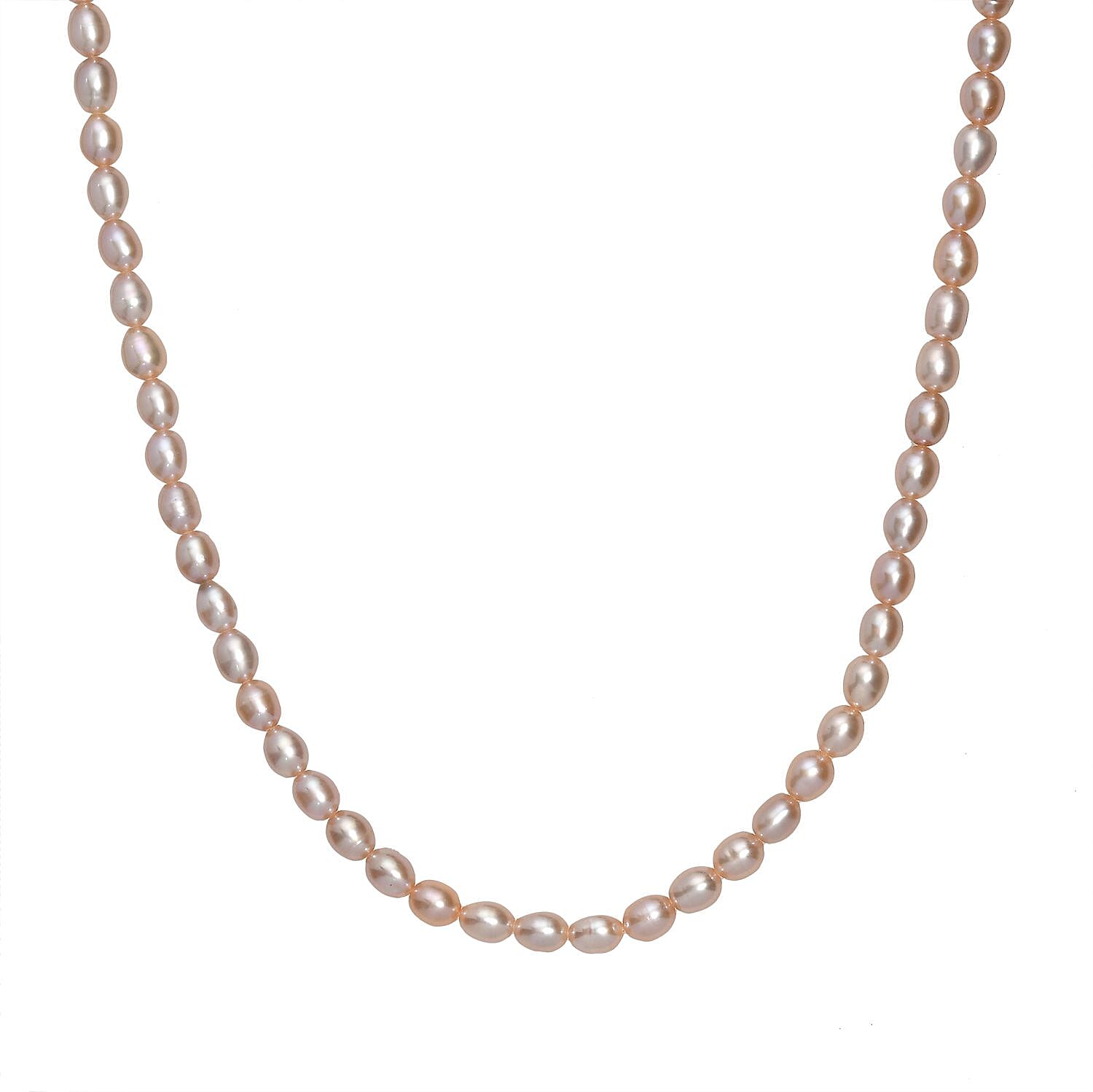 Lavender Pearl Necklace (18 Inches) in 18K Vermeil Yellow Gold Over Sterling Silver