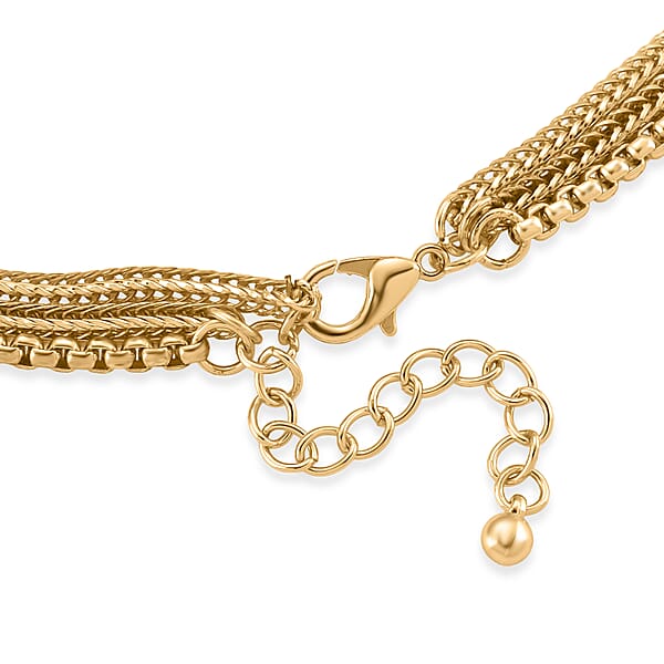 Link Chain Necklace In Goldtone 20-22 Inches
