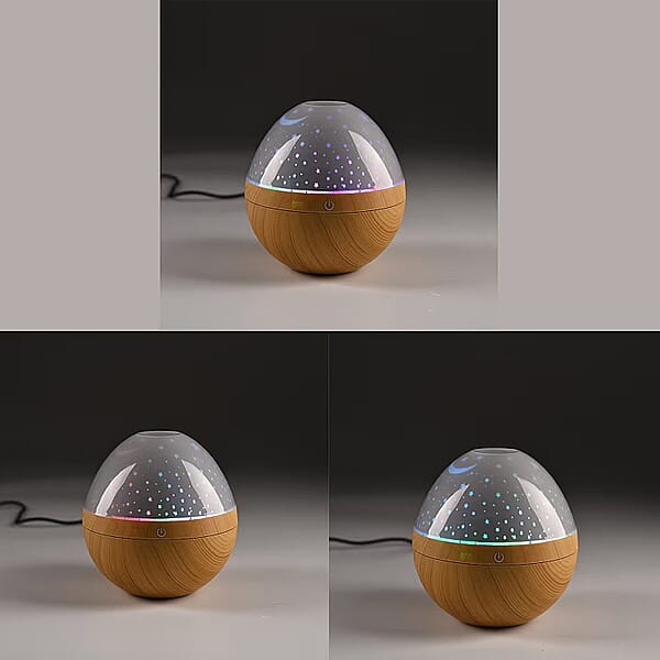 Livemore Aroma Diffuser With Colorful Light Changing And 5 Essential Oil (300ml)