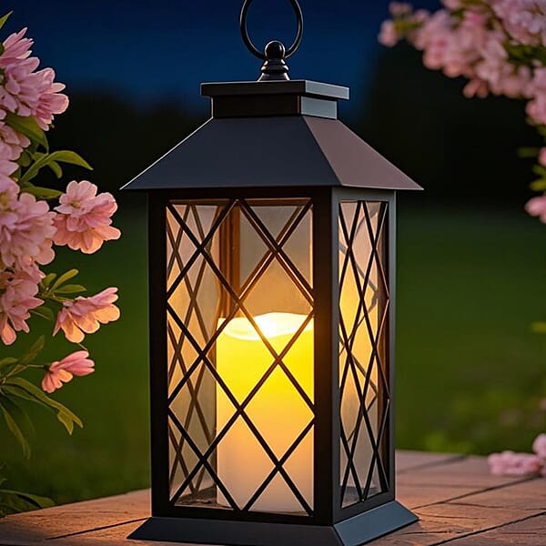 Livmore Black Compact LED Lantern (3x1.5V AAA Batteries Not Included)