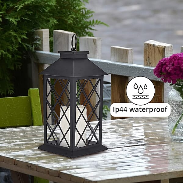 Livmore Black Compact LED Lantern (3x1.5V AAA Batteries Not Included)
