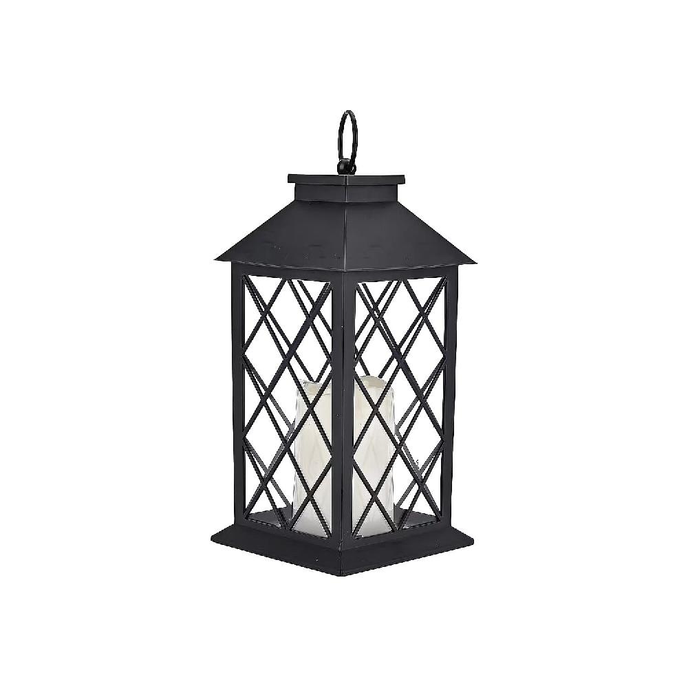 Livmore Black Compact LED Lantern (3x1.5V AAA Batteries Not Included)