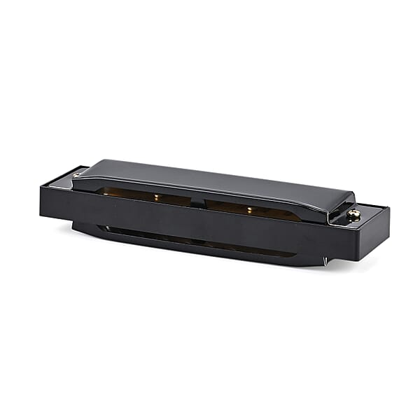 Livmore Black Harmonica With Aluminum Shell