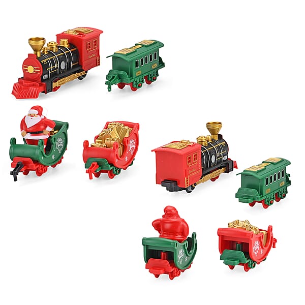 Livmore Christmas Edition Track Train Set Toy