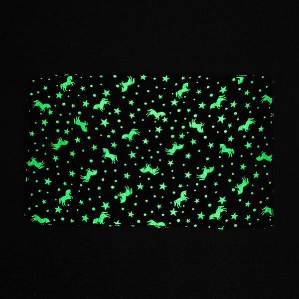 Livmore Multi Color Horse Pattern Glow-in-The-Dark Carpet