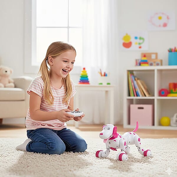 Livmore Pink 2.4G Smart Remote Control Dog Toy