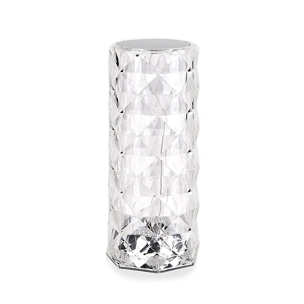 Livmore Rechargeable Rose Diamond Table Lamp With Remote Control - Multi-Color Changing Light