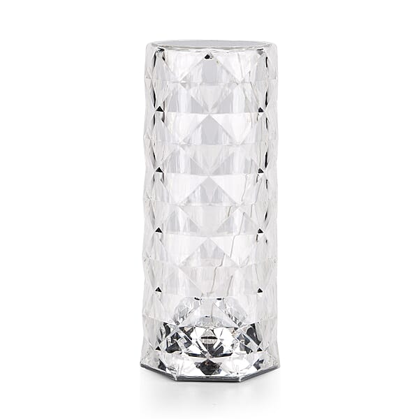 Livmore Rechargeable Rose Diamond Table Lamp With Remote Control - Multi-Color Changing Light