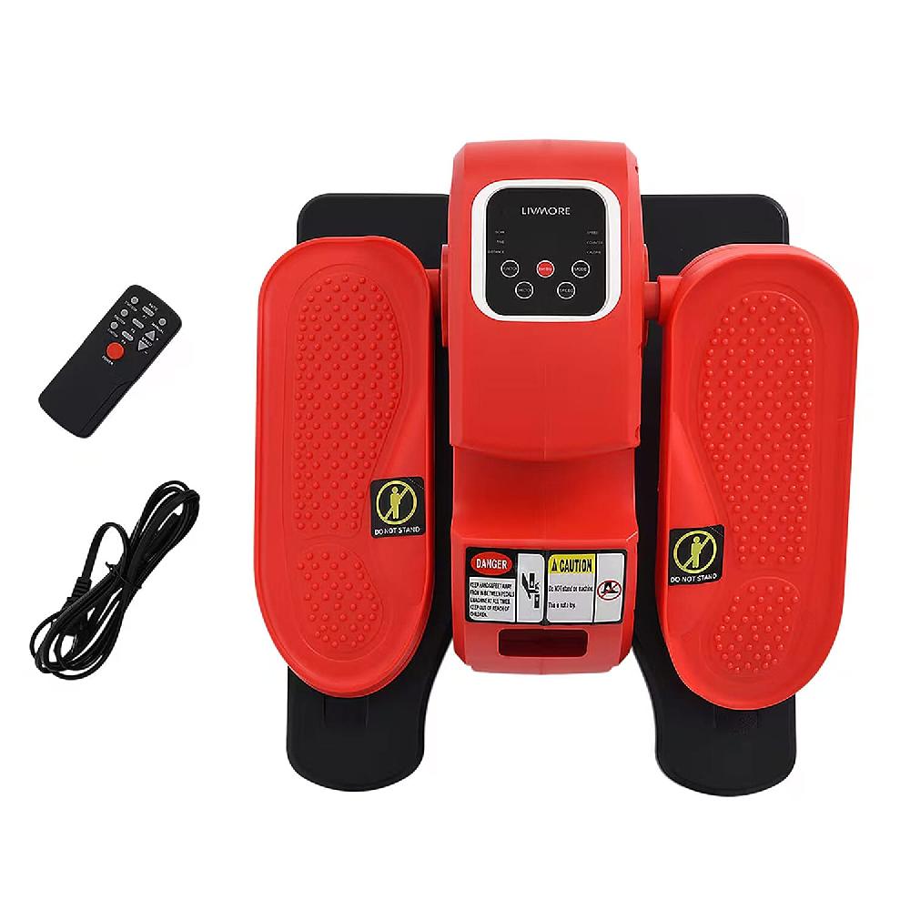 Livmore Red Under Desk Electric Stepper with LCD Display & Remote