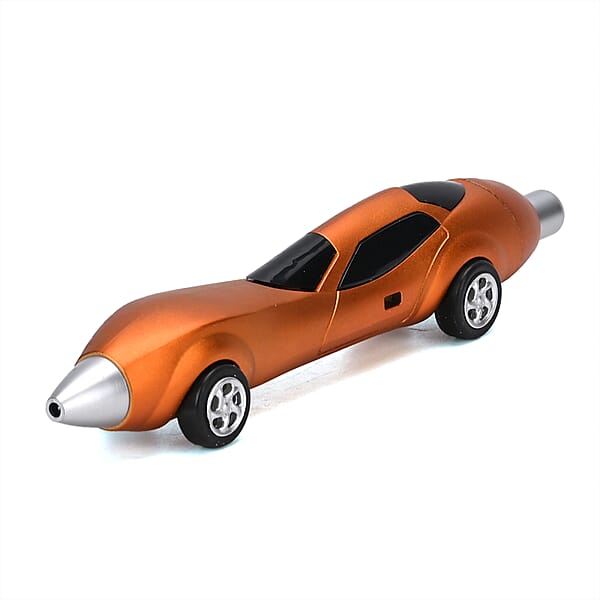 Livmore Set Of 10 Red And Orange Car Shape Ballpoint Pen