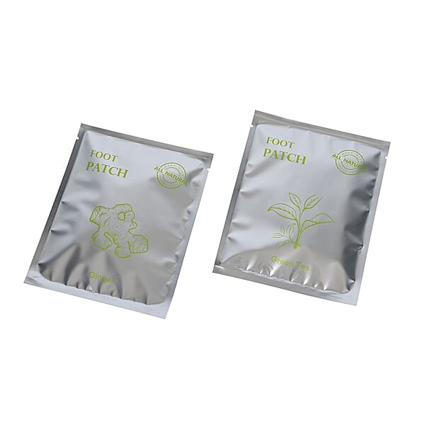Livmore Set Of 20 Detox Foot Patches - 10 Pcs Lavender And 10 Pcs Rose Foot Pads