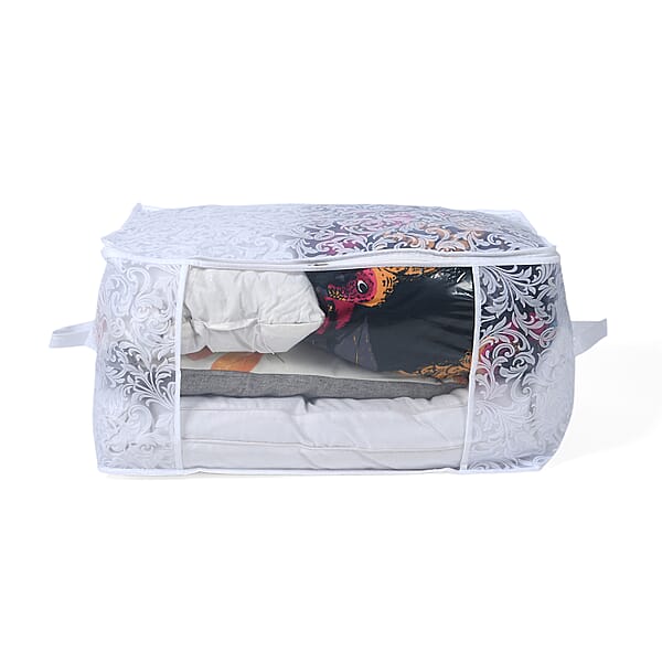 Livmore Set Of 5 White Non-Woven Storage Bag