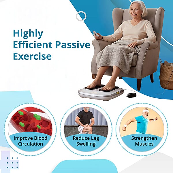 Livmore Silver Color Seated Walking Machine With Remote Control