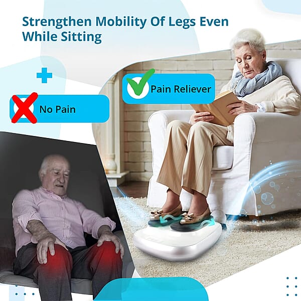 Livmore Silver Color Seated Walking Machine With Remote Control