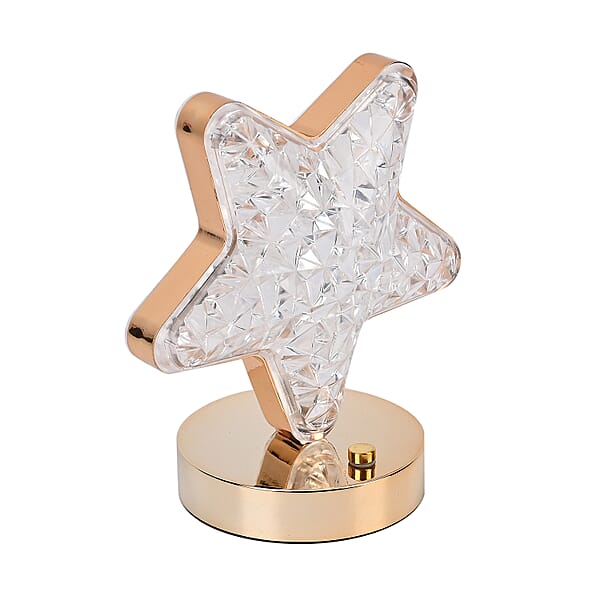 Livmore Touch Controlled Star-shaped Crystal Table Lamp