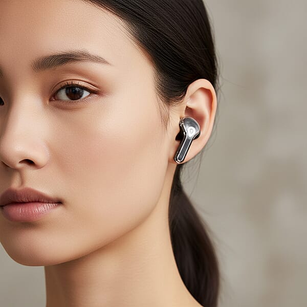 Livmore TWS Wireless Earbuds With Display - Black