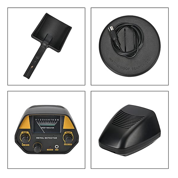 Livmore Underground Metal Detector With Headphone Adjustable Height Detection Indicator Alert (Two Option Modes- Disc And All Metal)