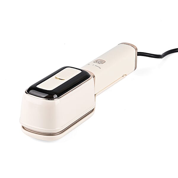 Livmore White Compact Handheld Steamer With Dual Adjustable Steam Modes And 60ml Water Tank (1000W 100-120V 220-240V 50/60Hz)