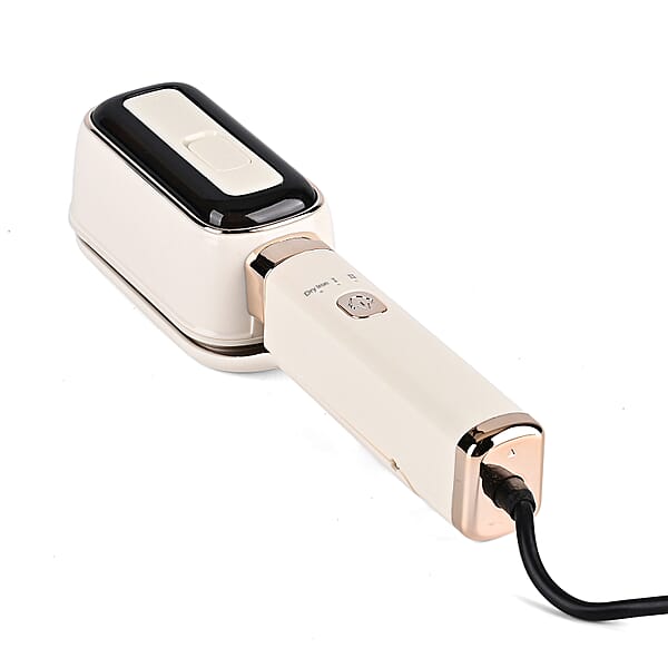 Livmore White Compact Handheld Steamer With Dual Adjustable Steam Modes And 60ml Water Tank (1000W 100-120V 220-240V 50/60Hz)