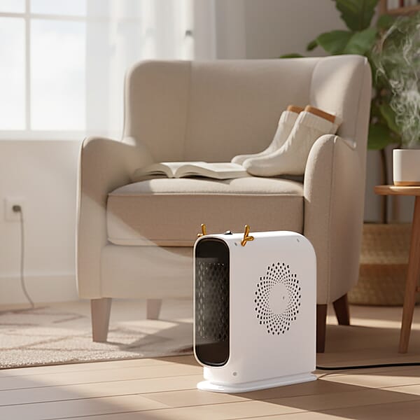 Livmore White Quickly Heats Up Warm Air Blower