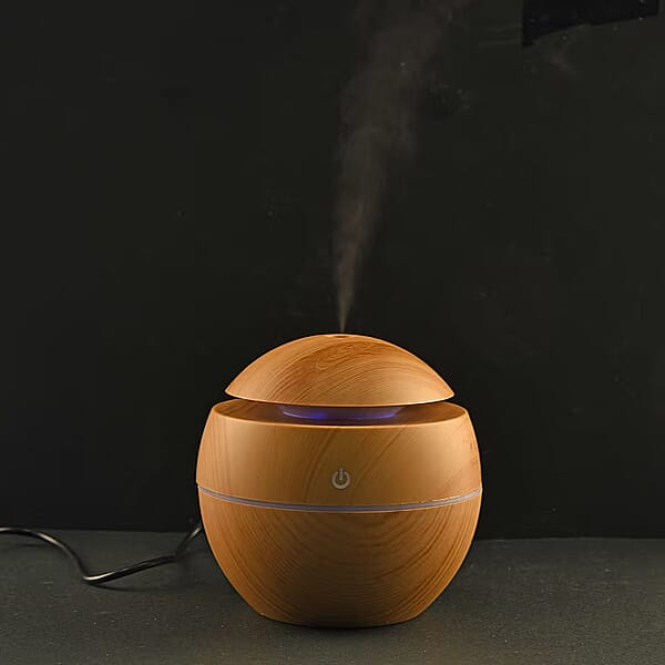 Livmore Yellow Aroma Humidifier With 7 Essential Oils