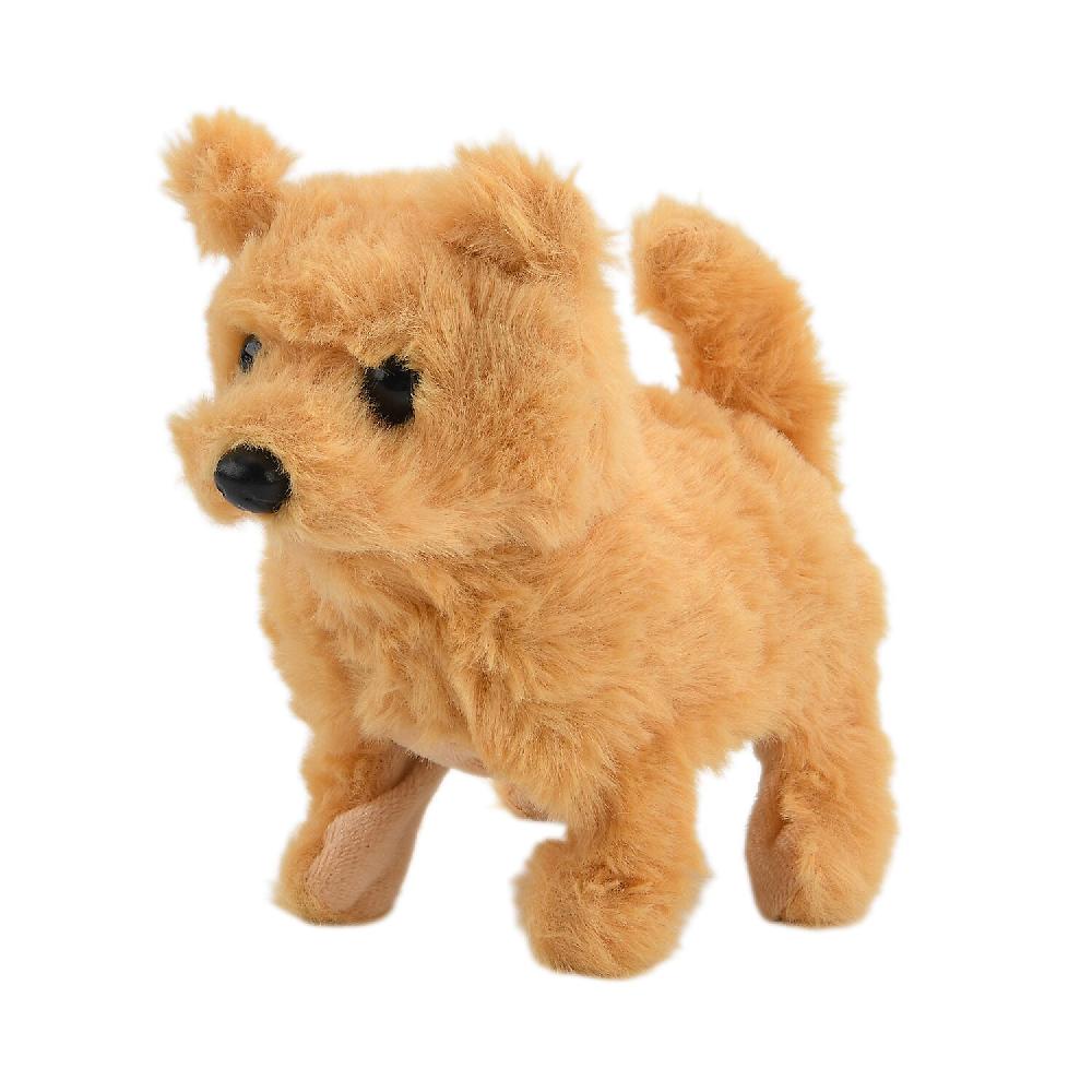 Livmore Yellow Walking Plus Dog Toy (2xAA Battery Not Included)