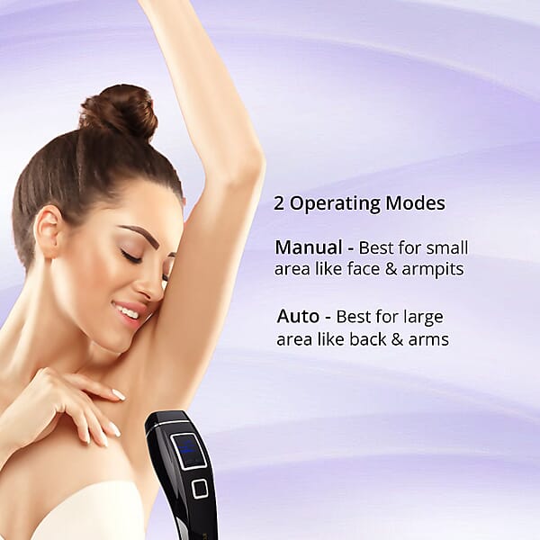 Luna'Mour CoolPro Intense Pulse Light Therapy Device Ice Technology Skin Revitalizing Blemish Lightening And Hair Removing Device (FDA Approved)