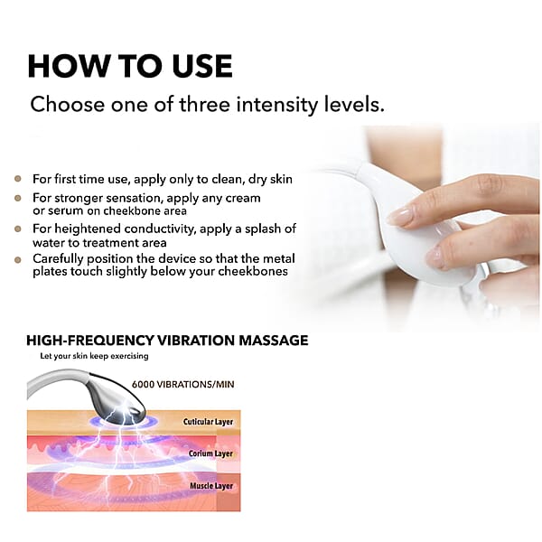 Luna'Mour LunaLift - Microcurrent Slimming Facial Contouring Device