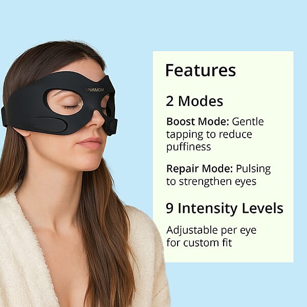 Luna'Mour Onyx EyeFix PRO EMS Silicone Eye Mask