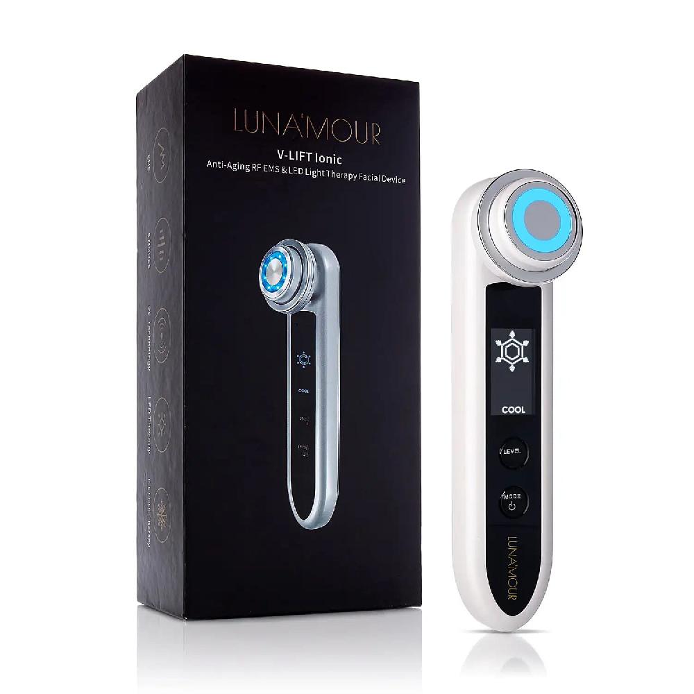 Luna'Mour V-Lift Ionic Anti-Aging RF EMS & LED Facial Device For Skin Tightening Facial Beauty Skin Care Machine