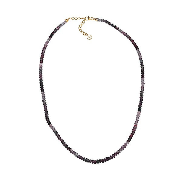 Luxoro AAA Multi Spinel 72.00 Ctw Beaded Necklace In 14K Yellow Gold 18 Inches
