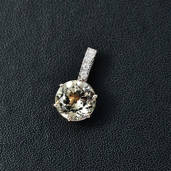 Luxoro AAA Turkizite And Diamond I2 2.00 Ctw Ring In 14K Yellow Gold