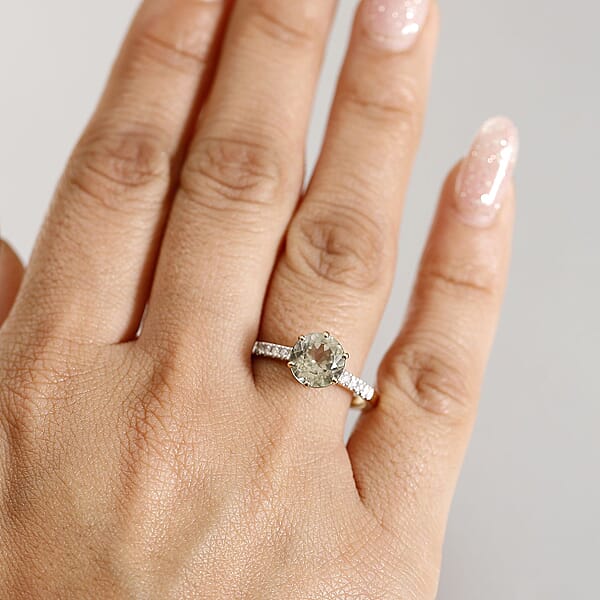 Luxoro AAA Turkizite And Diamond I2 2.15 Ctw Ring In 14K Yellow Gold