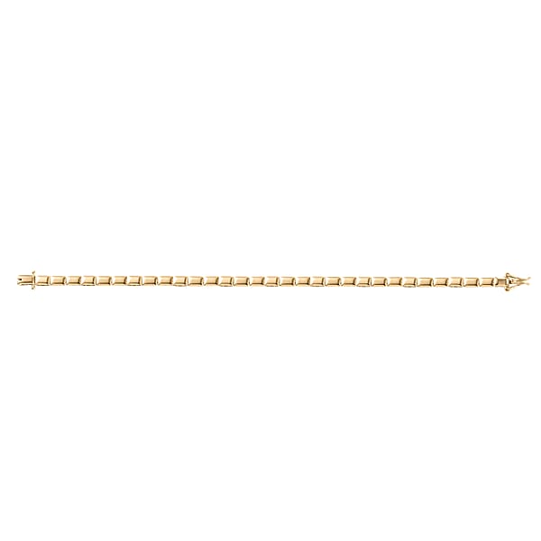 Luxoro Bar Bracelet In 10K Yellow Gold (6.50 In) 5.25 Grams