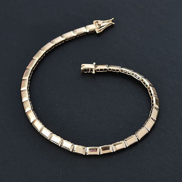 Luxoro Bar Bracelet In 10K Yellow Gold (7.25 In) 4.90 Grams