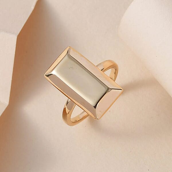 Luxoro Bar Ring In 18K Yellow Gold Yellow Gold Ring Gold Jewelry For Her 2.30 Grams