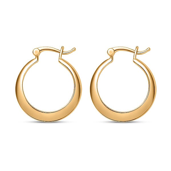 Luxoro Classic Hoop Earrings In 10K Yellow Gold 3.74 Grams