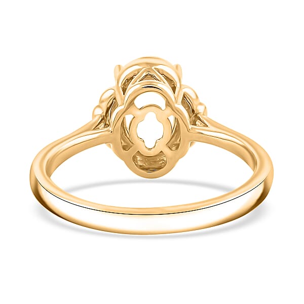 Luxoro Mounting Ring In 14K Yellow Gold 3.83 Grams