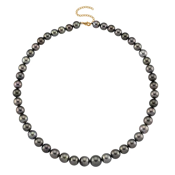 Luxoro Tahitian Pearl Necklace In 10K Yellow Gold 18-20 Inches (Del. In 18-20 Days)