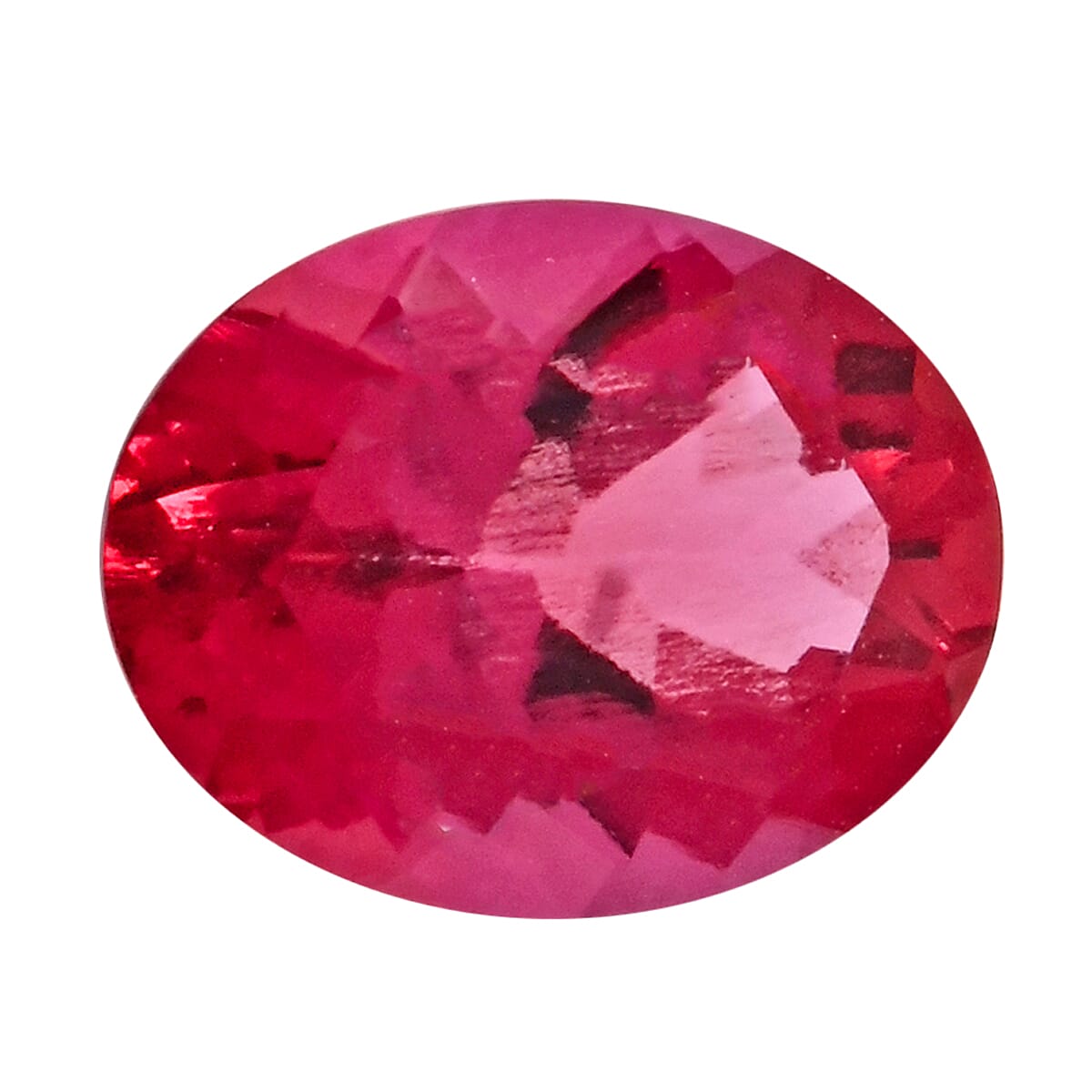 Luxuriant Lab Grown AAAA Bixbite (Oval 9x7 Mm) 1.50 Ctw