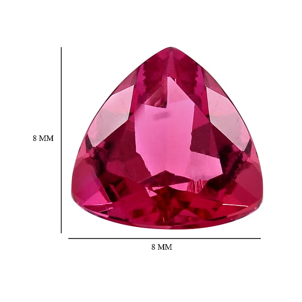 Luxuriant Lab Grown AAAA Bixbite (Trillion 8x8 Mm) 1.50 Ctw