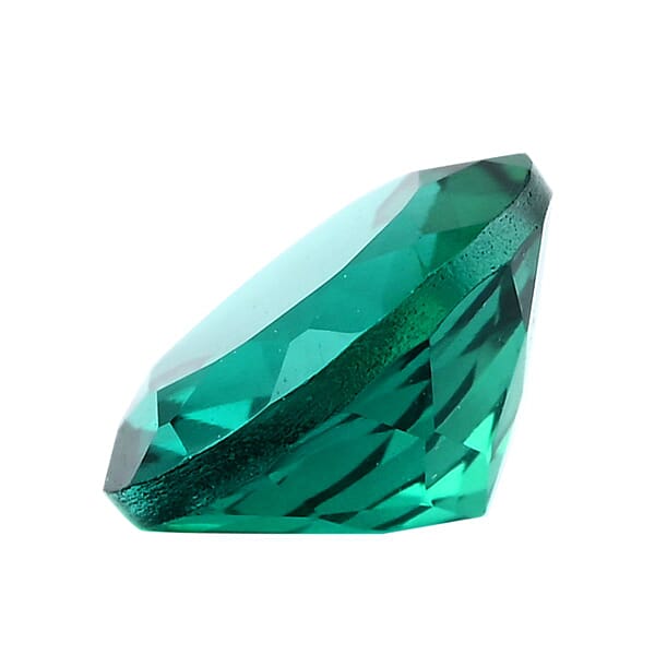 Luxuriant Lab Grown AAAA Emerald (Rnd 6 Mm) 0.50 Ctw