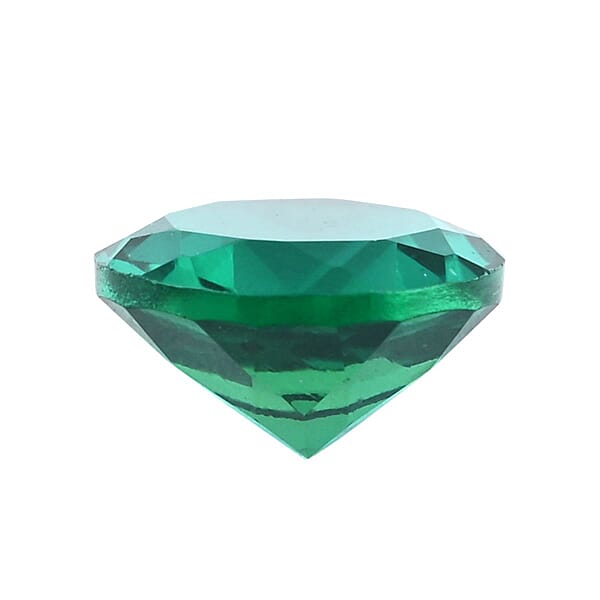 Luxuriant Lab Grown AAAA Emerald (Rnd 6 Mm) 0.50 Ctw