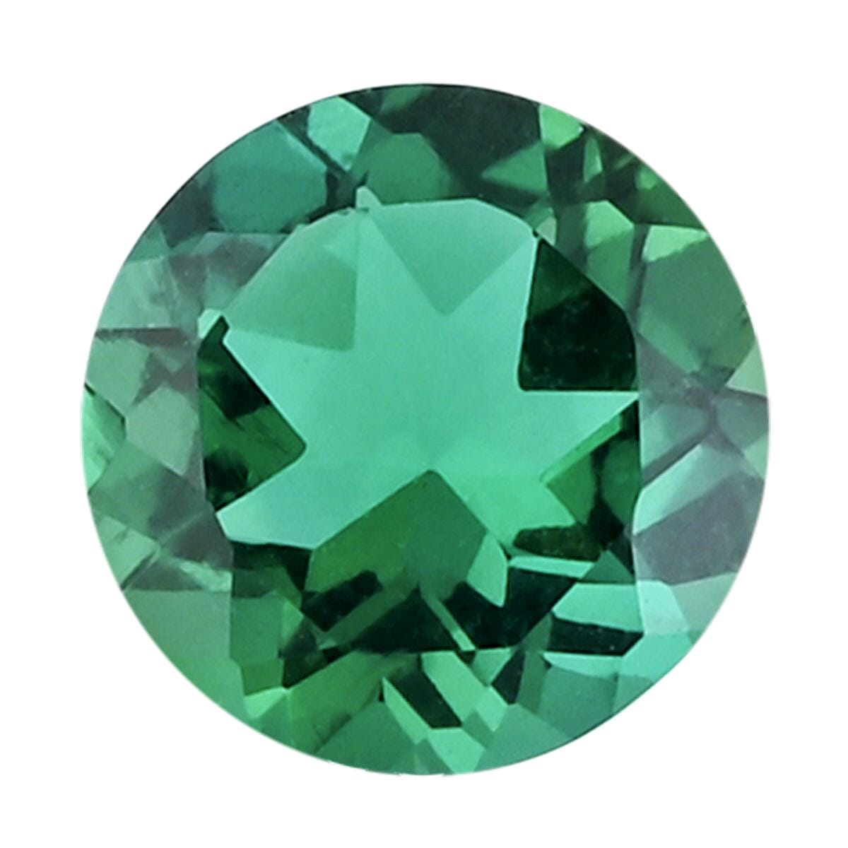 Luxuriant Lab Grown AAAA Emerald (Rnd 6 Mm) 0.50 Ctw
