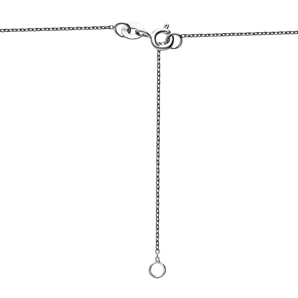 Luxuriant Lab Grown Blue Diamond (IR) VS 1.00 Ctw Necklace In 18K Vermeil Rose Gold Over Sterling Silver 20 Inches (Del. In 10-12 Days)