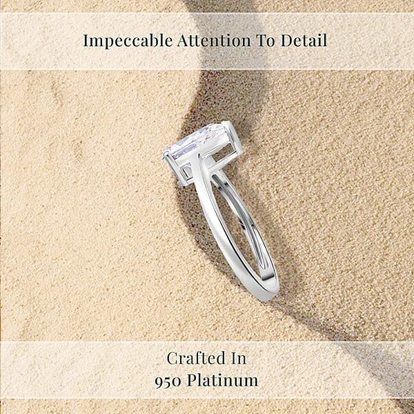 Luxuriant Lab Grown Diamond G-H VS 2.00 Ctw Solitaire Ring In 950 Platinum