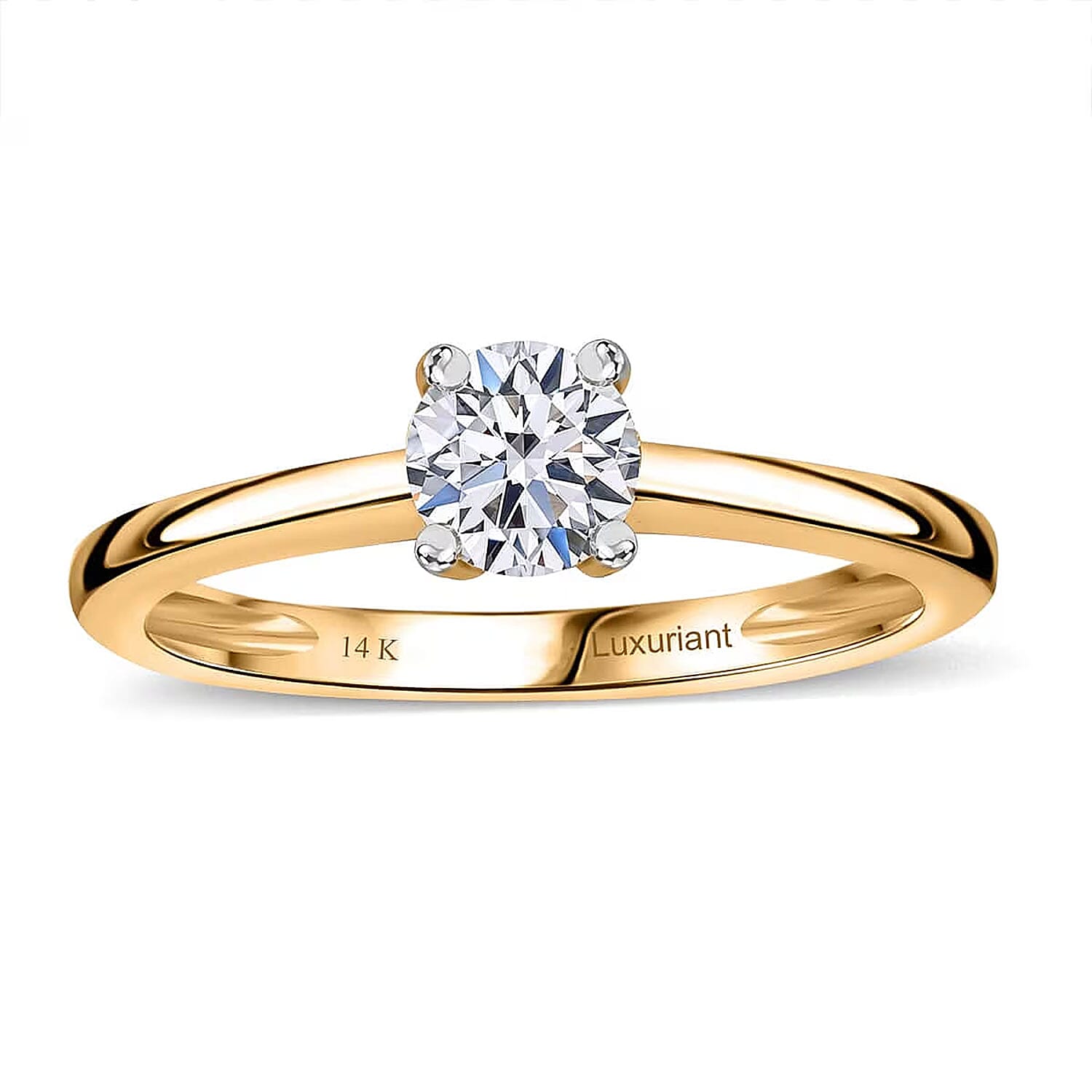 Luxuriant Lab Grown Diamond G VS 0.50 ctw Ring in 14K Yellow Gold