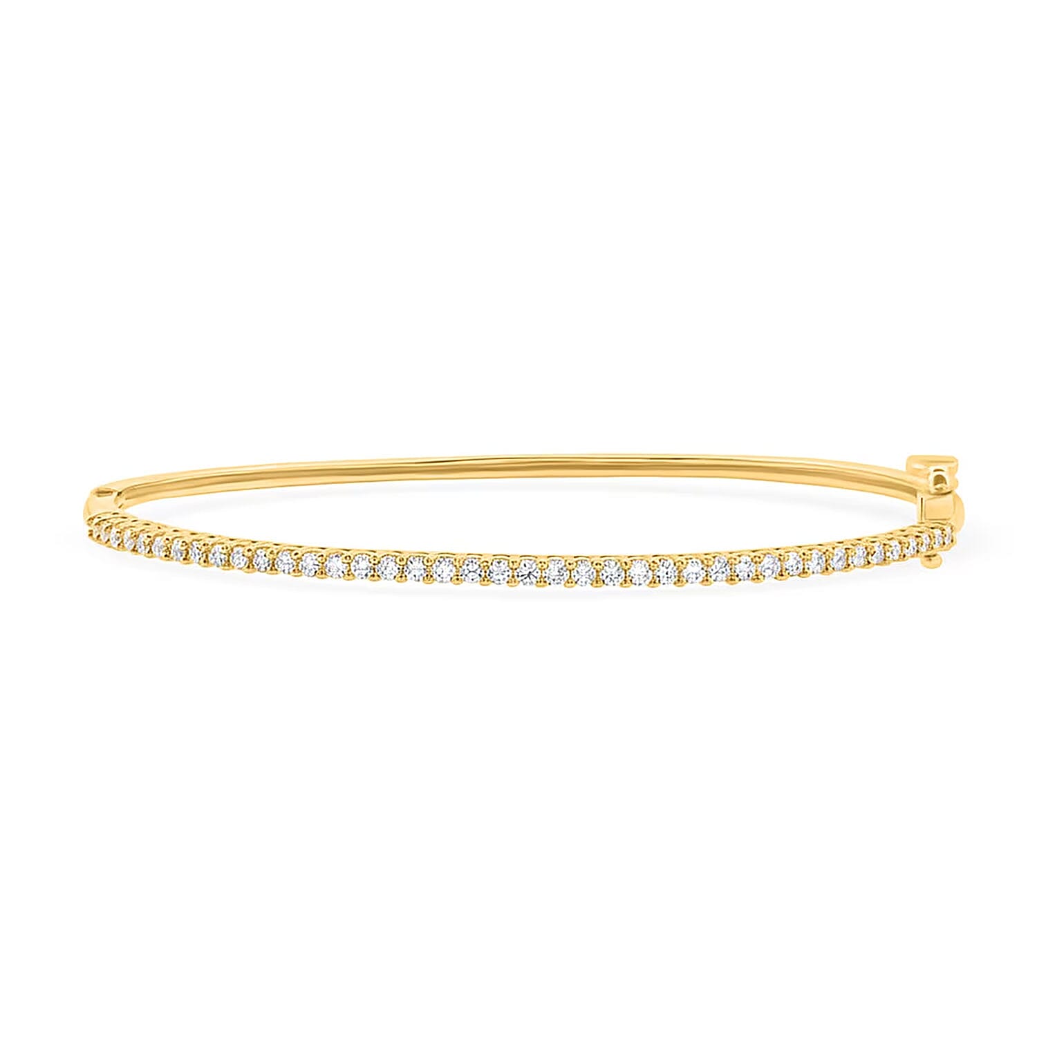 Luxuriant Lab Grown Diamond G VS 1.00 ctw Bracelet in 10K Yellow Gold (7.25 In) 8.35 Grams